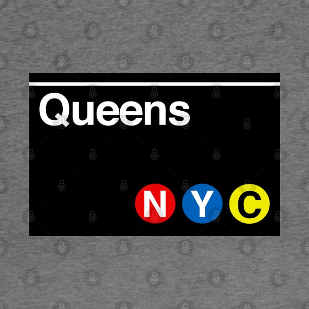 Queens Subway Sign by PopCultureShirts